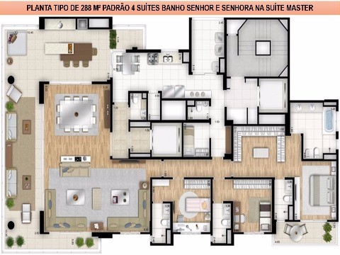 Apartamento, 4 quartos, 288 m² - Foto 31