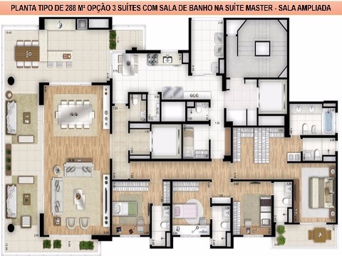 Apartamento, 4 quartos, 288 m² - Foto 32