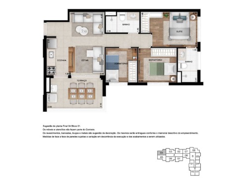 Apartamento, 3 quartos, 65 m² - Foto 22