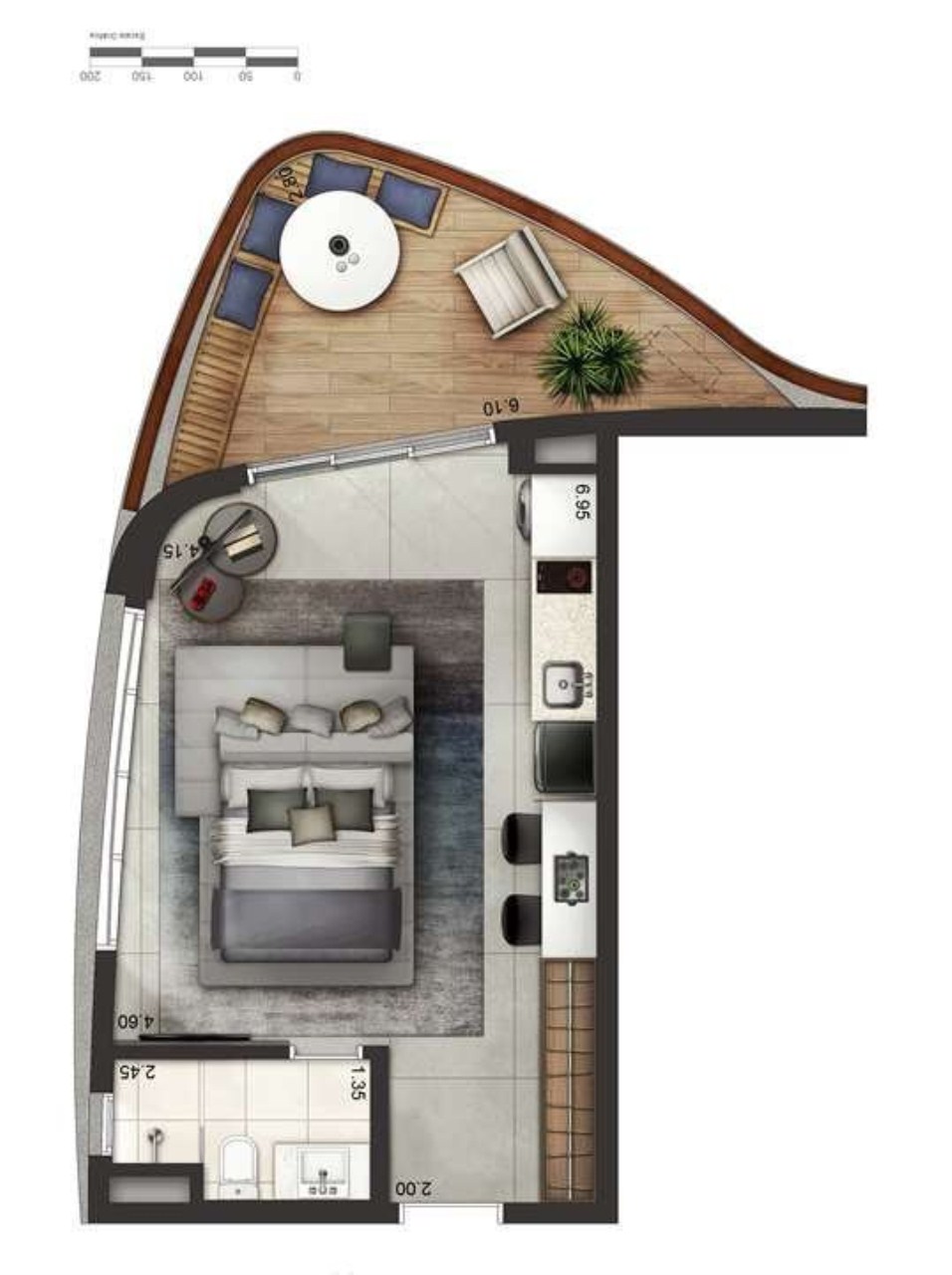 Apartamento, 1 quarto, 49 m² - Foto 11