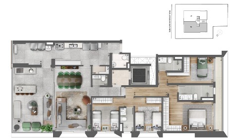 Apartamento, 4 quartos, 174 m² - Foto 21