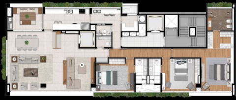 Apartamento, 3 quartos, 226 m² - Foto 22