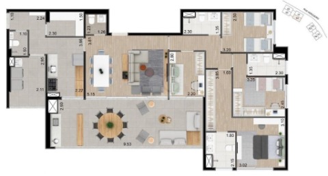 Apartamento, 4 quartos, 146 m² - Foto 20