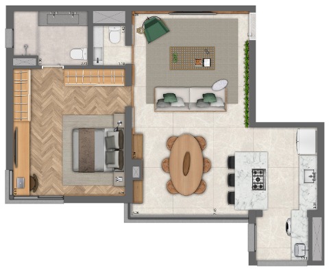 Apartamento, 1 quarto, 79 m² - Foto 19