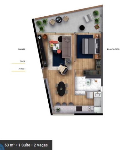 Apartamento, 1 quarto, 61 m² - Foto 18
