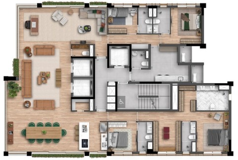 Apartamento, 4 quartos, 252 m² - Foto 29