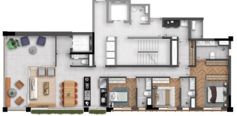 Apartamento, 3 quartos, 147 m² - Foto 29