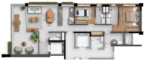 Apartamento, 2 quartos, 105 m² - Foto 29