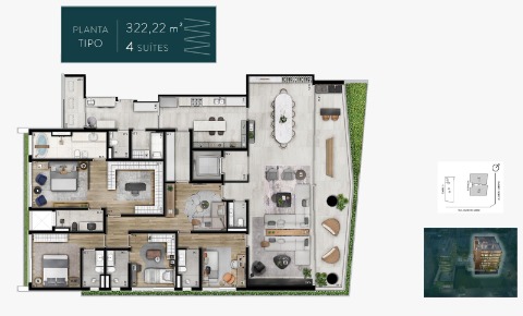 Apartamento, 4 quartos, 322 m² - Foto 23