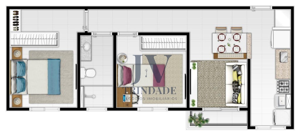 Apartamento, 2 quartos, 51 m² - Foto 5