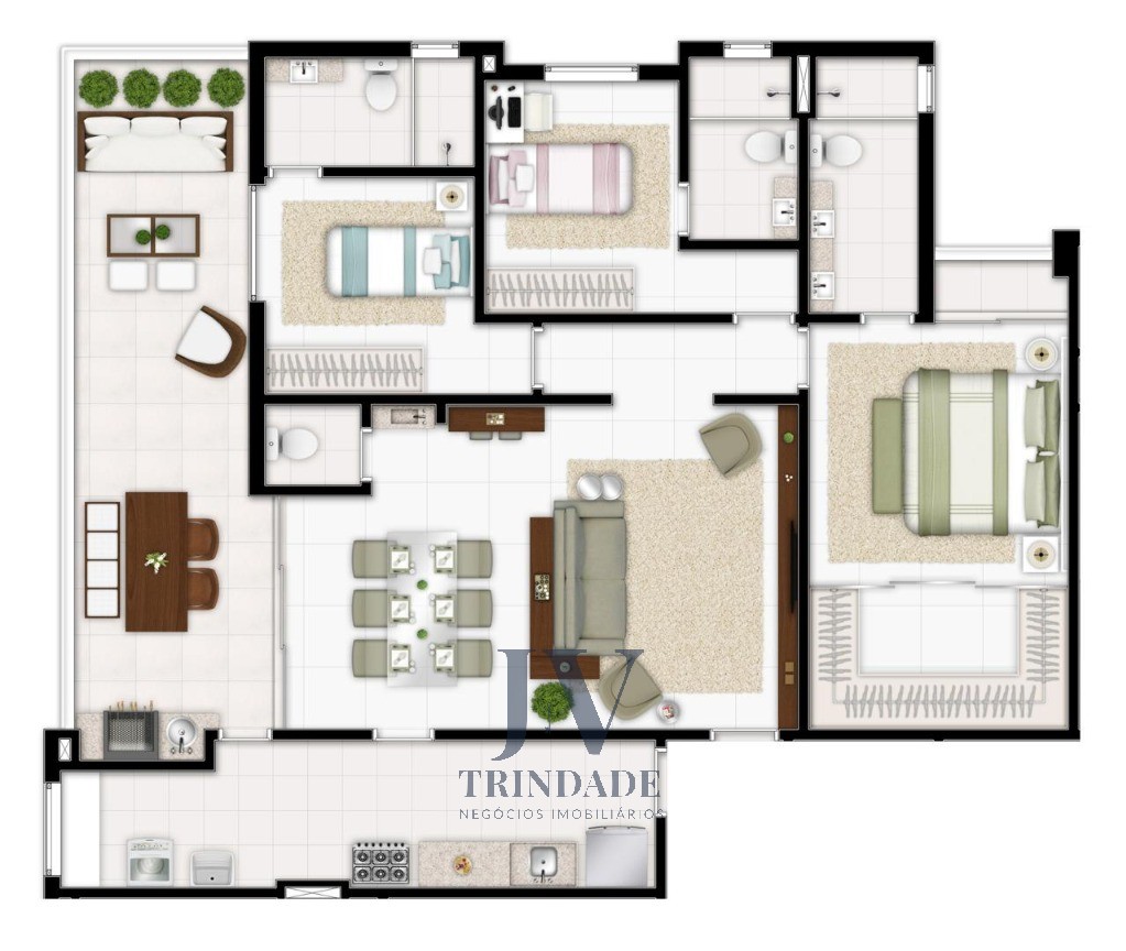 Apartamento, 3 quartos, 86 m² - Foto 42