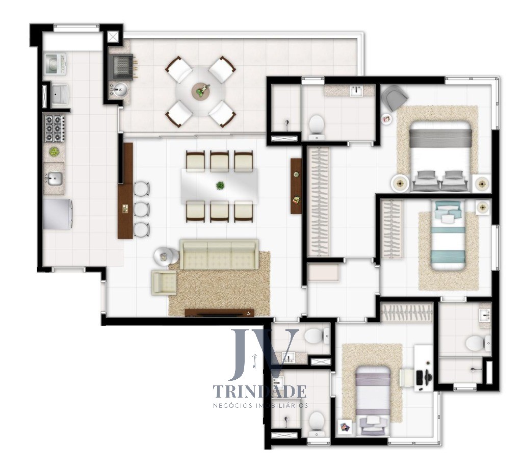 Apartamento, 3 quartos, 86 m² - Foto 43