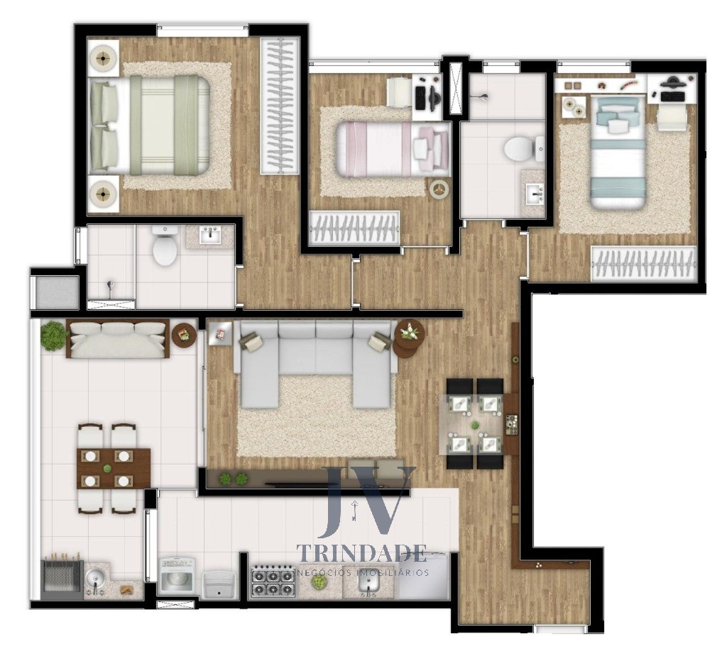 Apartamento, 3 quartos, 86 m² - Foto 41
