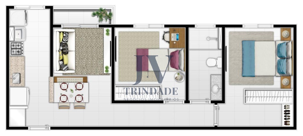 Apartamento, 2 quartos, 51 m² - Foto 11