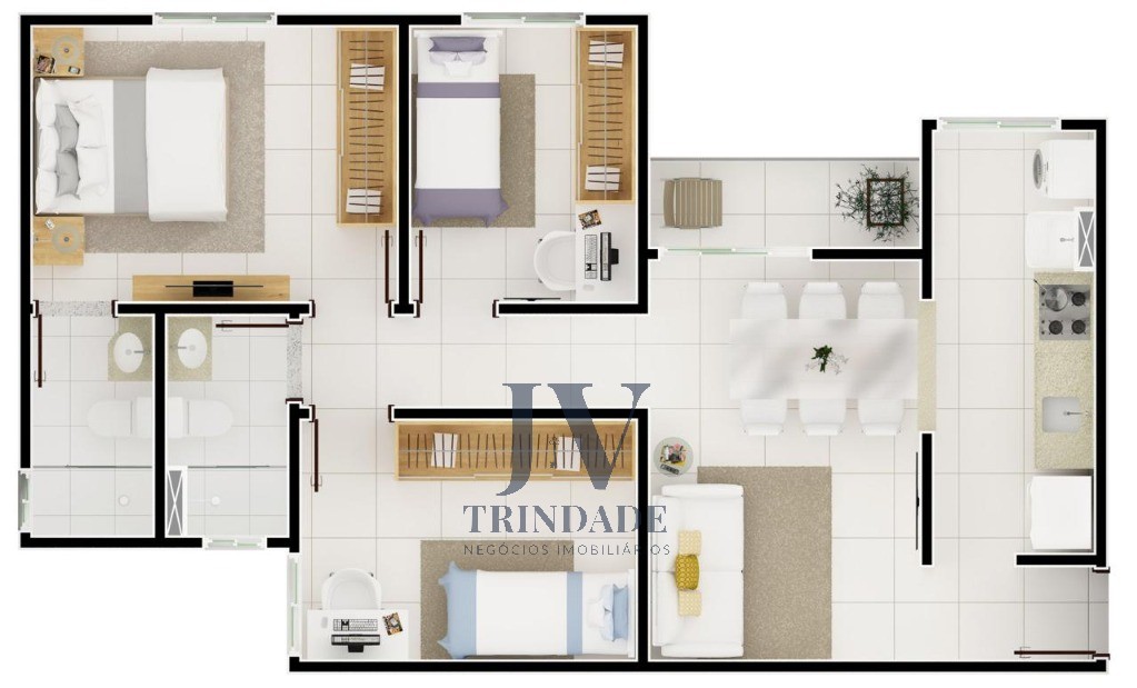 Apartamento, 3 quartos, 67 m² - Foto 36