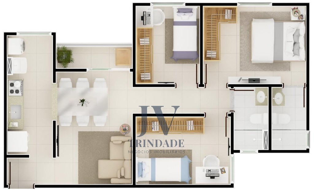 Apartamento, 3 quartos, 67 m² - Foto 35
