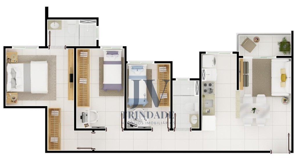 Apartamento, 3 quartos, 67 m² - Foto 37