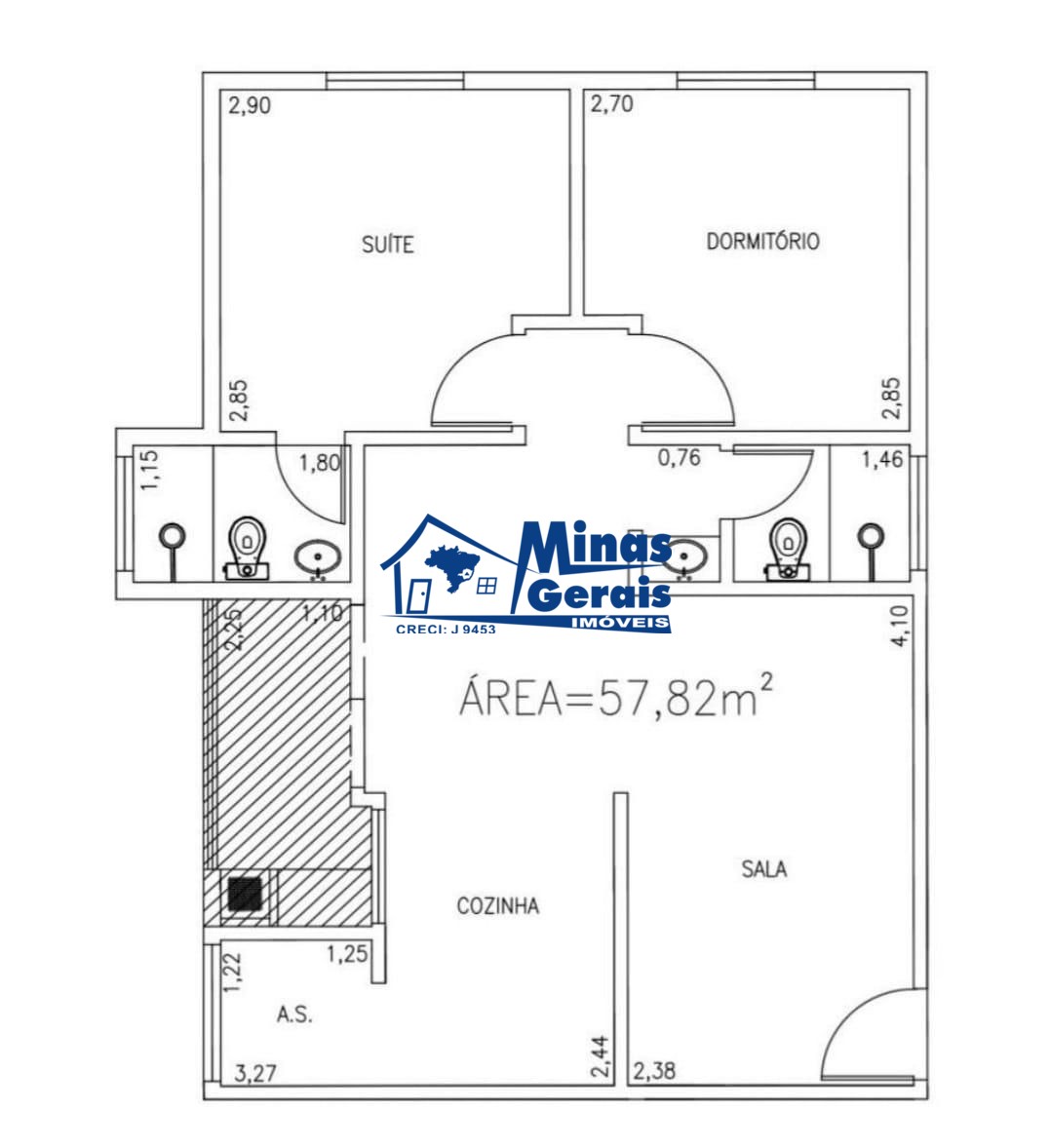 Apartamento, 2 quartos, 57 m² - Foto 17