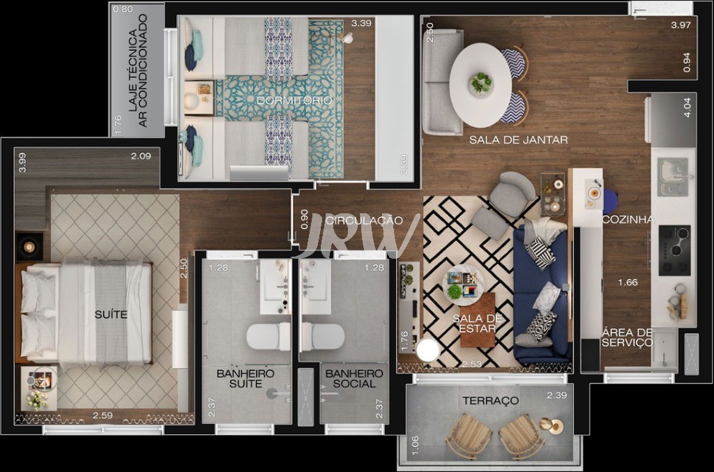 Apartamento, 2 quartos, 60 m² - Foto 6