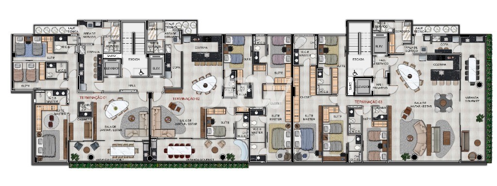 Apartamento à venda com 3 quartos, 200m² - Foto 41