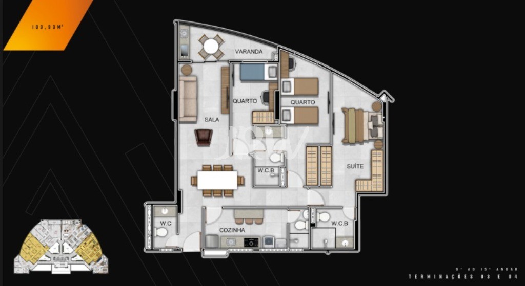 Apartamento, 3 quartos, 103 m² - Foto 25