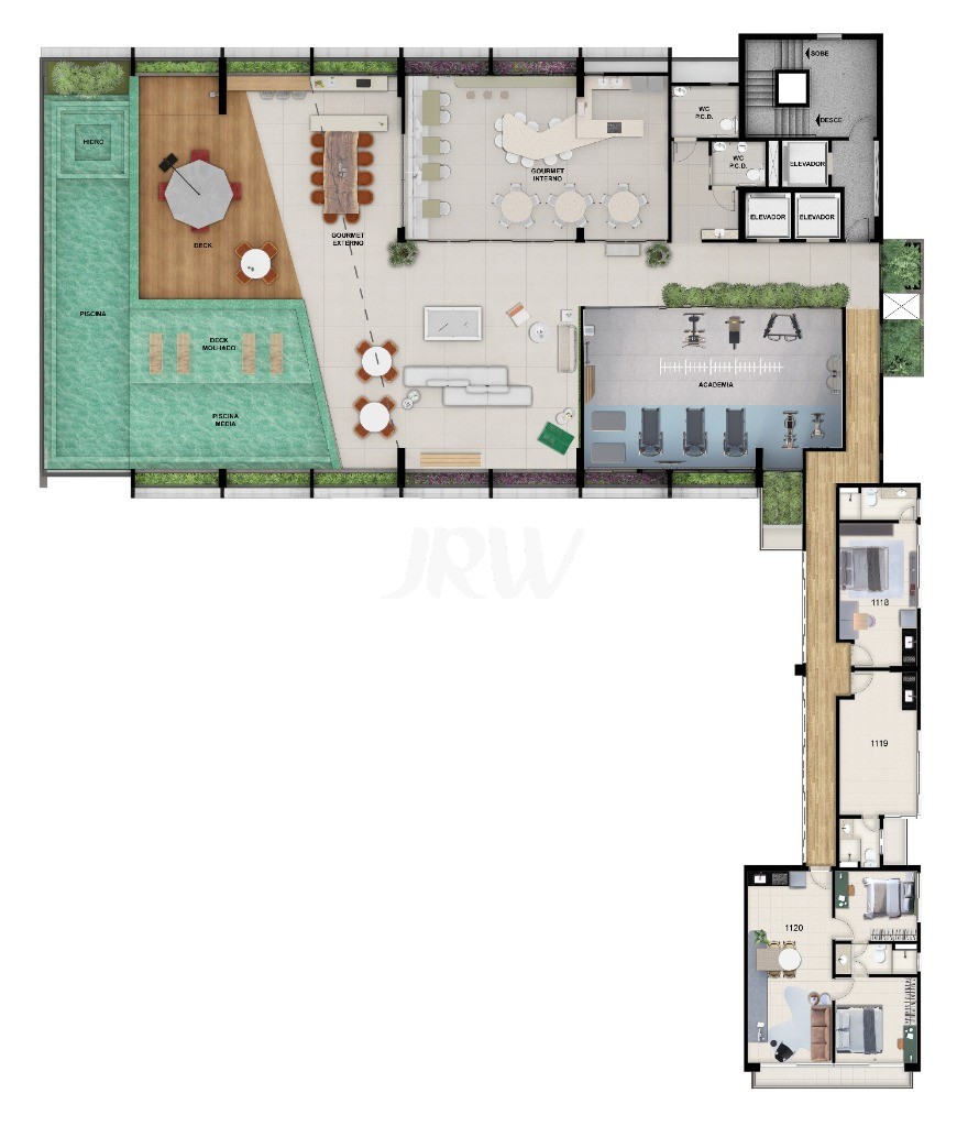 Apartamento à venda com 1 quarto, 28m² - Foto 14