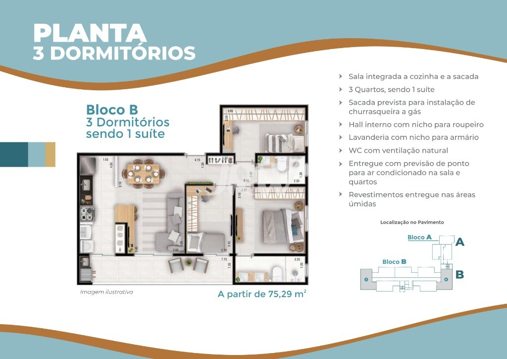 Apartamento, 2 quartos, 75 m² - Foto 20