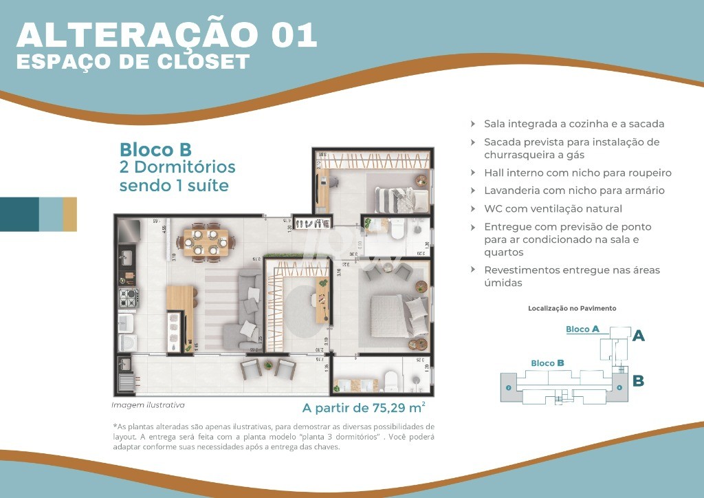Apartamento, 3 quartos, 75 m² - Foto 22