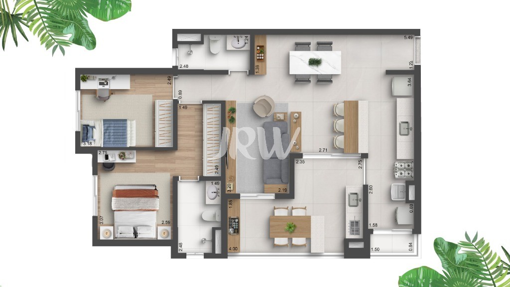 Apartamento, 2 quartos, 152 m² - Foto 24