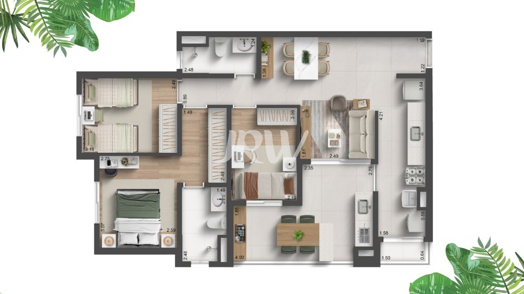 Apartamento, 2 quartos, 152 m² - Foto 23