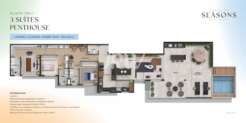 Apartamento, 3 quartos, 90 m² - Foto 57