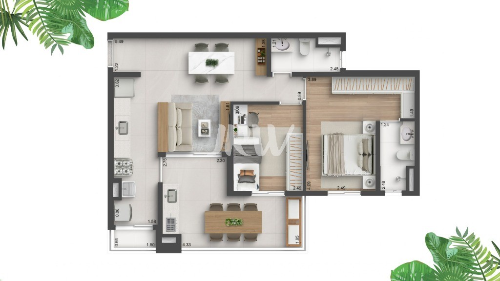 Apartamento, 2 quartos, 152 m² - Foto 21