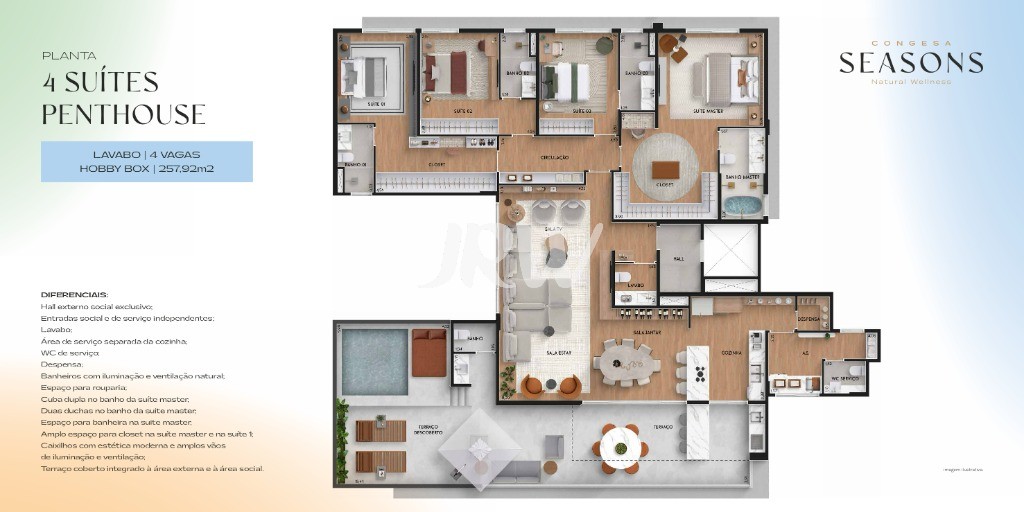 Apartamento, 3 quartos, 90 m² - Foto 61