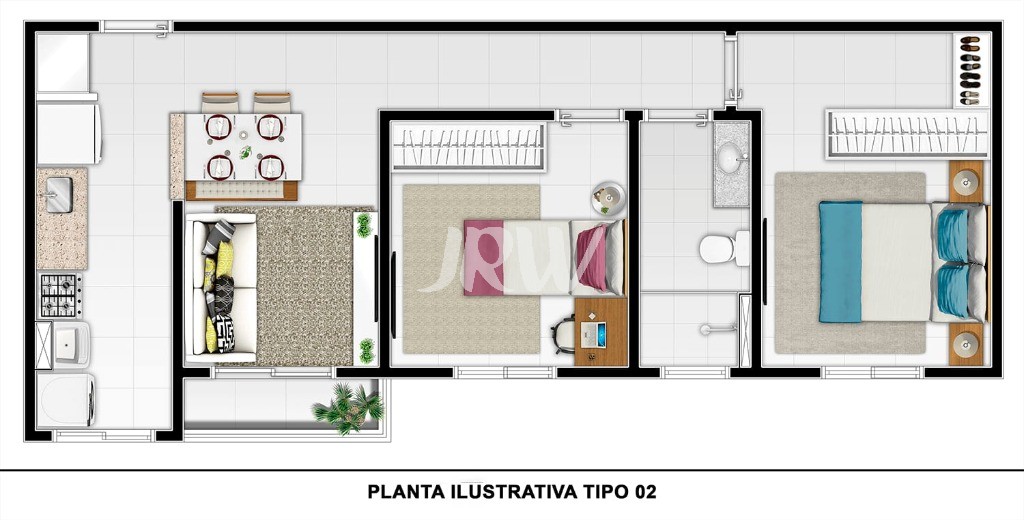 Apartamento, 2 quartos, 51 m² - Foto 15