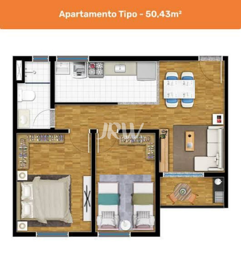 Apartamento, 2 quartos, 50 m² - Foto 9