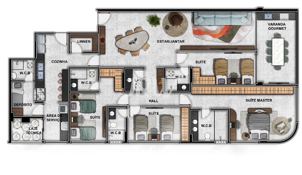 Apartamento, 4 quartos, 199 m² - Foto 28