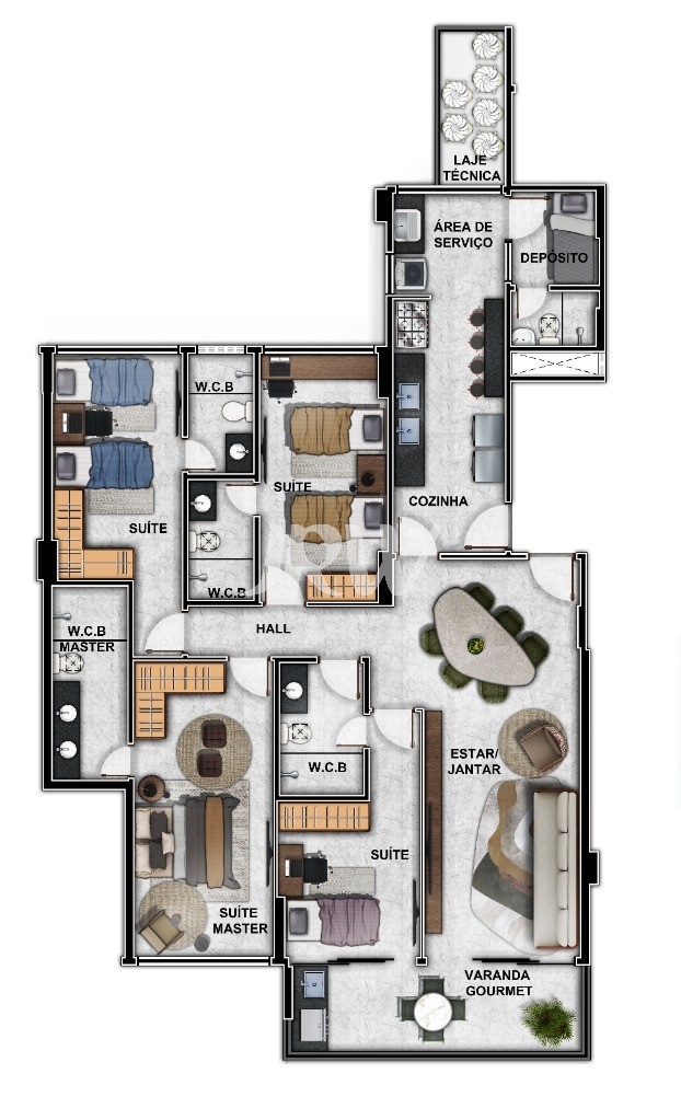 Apartamento, 4 quartos, 152 m² - Foto 28