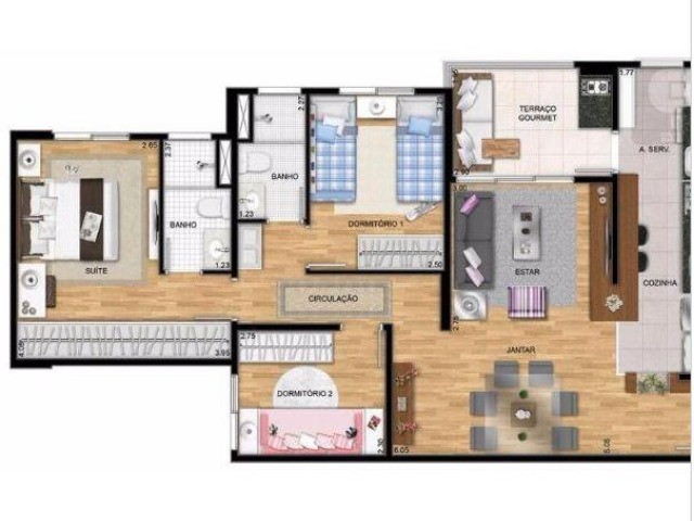 APARTAMENTO em PATIO ANDALUZ, INDAIATUBA - APARTAMENTO CONDOMÍNIO ANDALUZ - Foto 16