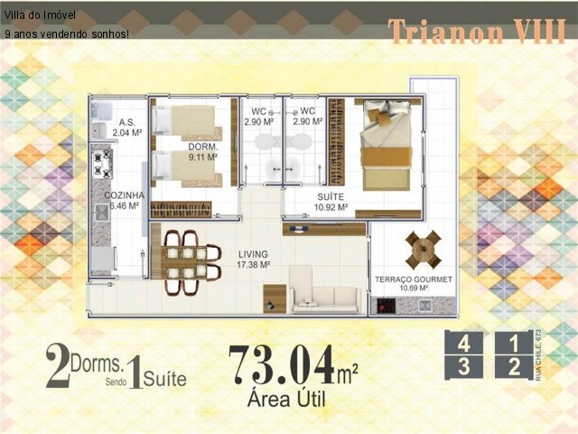 APARTAMENTO em GUILHERMINA, PRAIA GRANDE - APARTAMENTO EDIFÍCIO RESIDENCIAL TRIANON VIII, JARDIM GUILHERMINA - PRAIA GRANDE - Foto 5