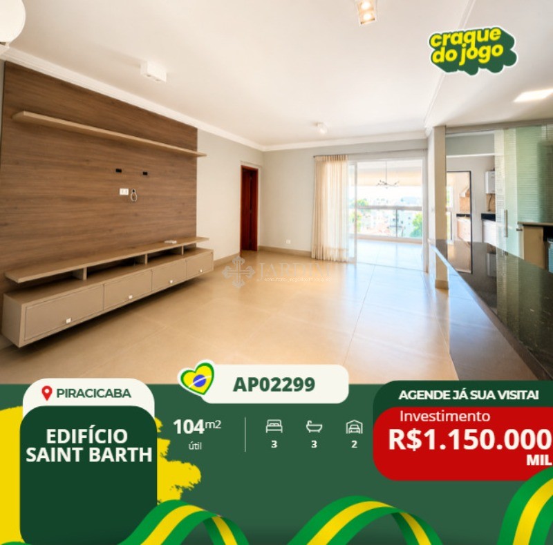 Apartamento, 3 quartos, 104 m² - Foto 1