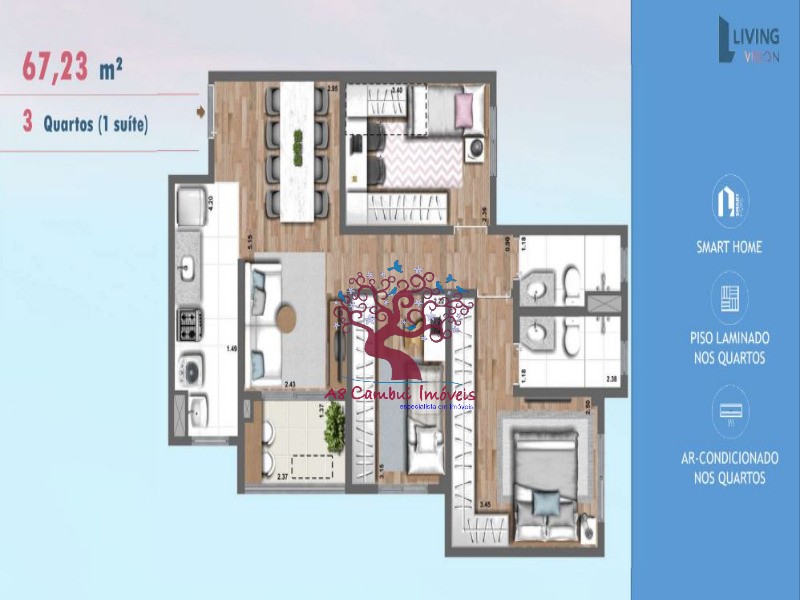 Apartamento, 2 quartos, 63 m² - Foto 8