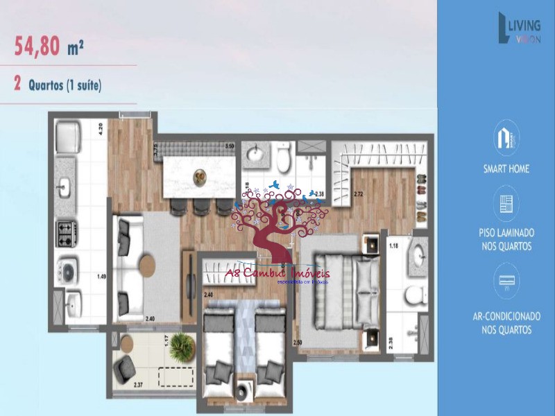 Apartamento, 2 quartos, 63 m² - Foto 5