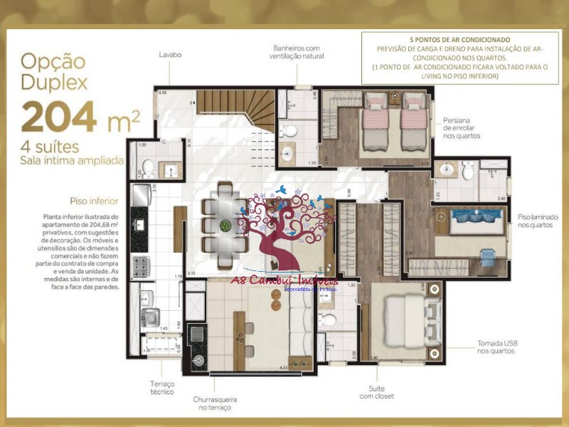 Apartamento, 4 quartos, 204 m² - Foto 5