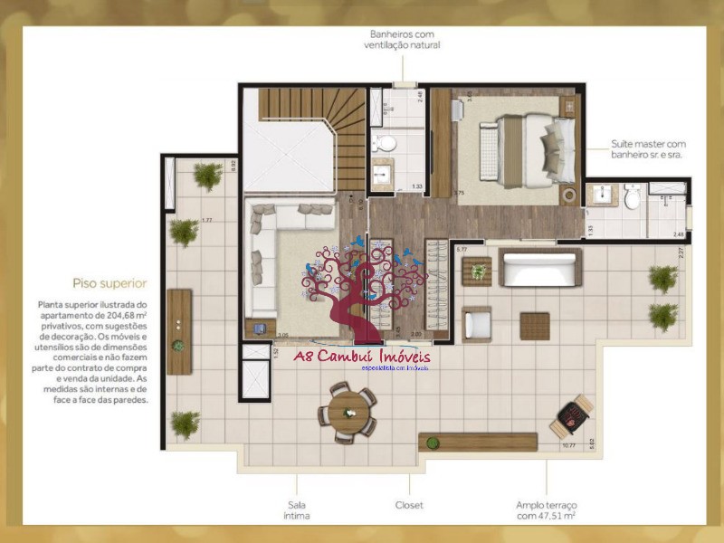 Apartamento, 4 quartos, 204 m² - Foto 6