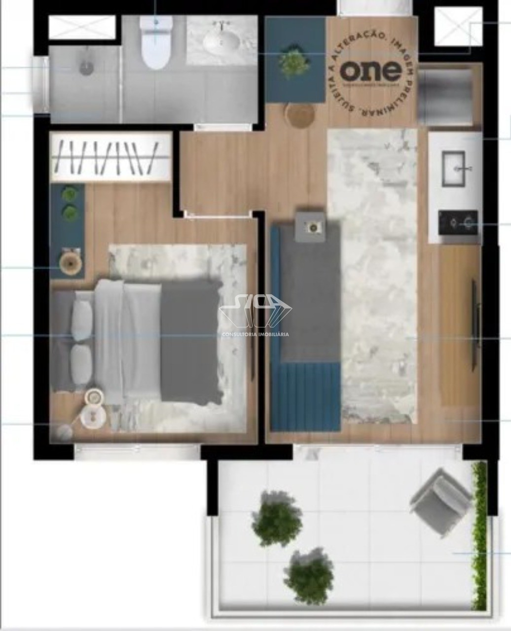 Apartamento, 1 quarto, 36 m² - Foto 16