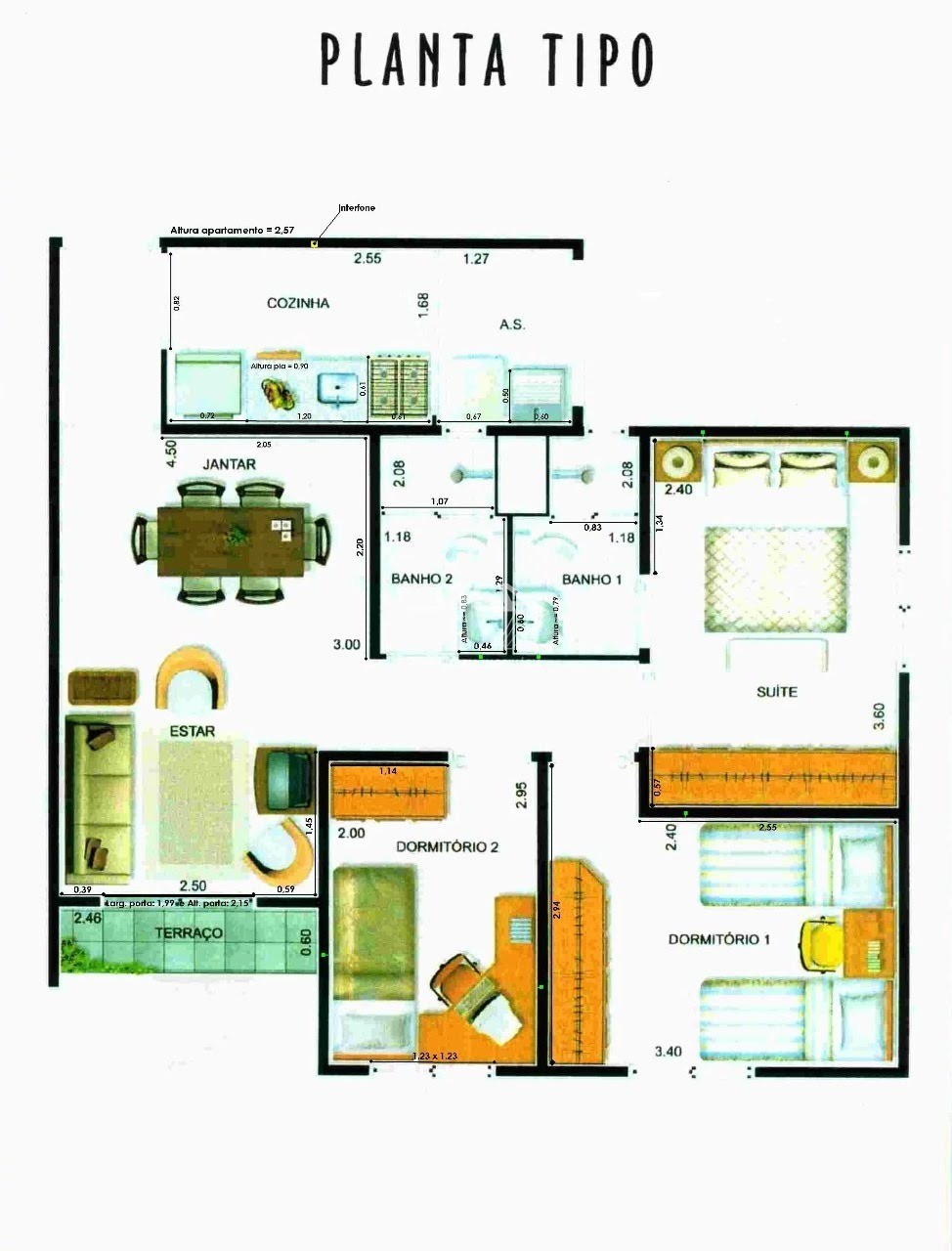 Apartamento, 3 quartos, 65 m² - Foto 24