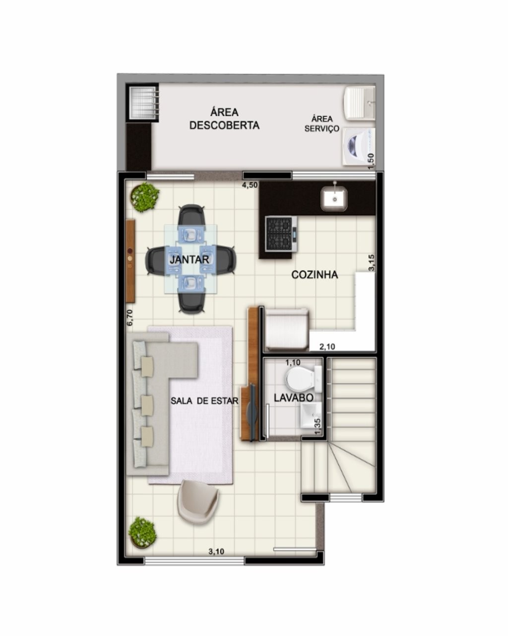 Sobrado, 2 quartos, 72 m² - Foto 26