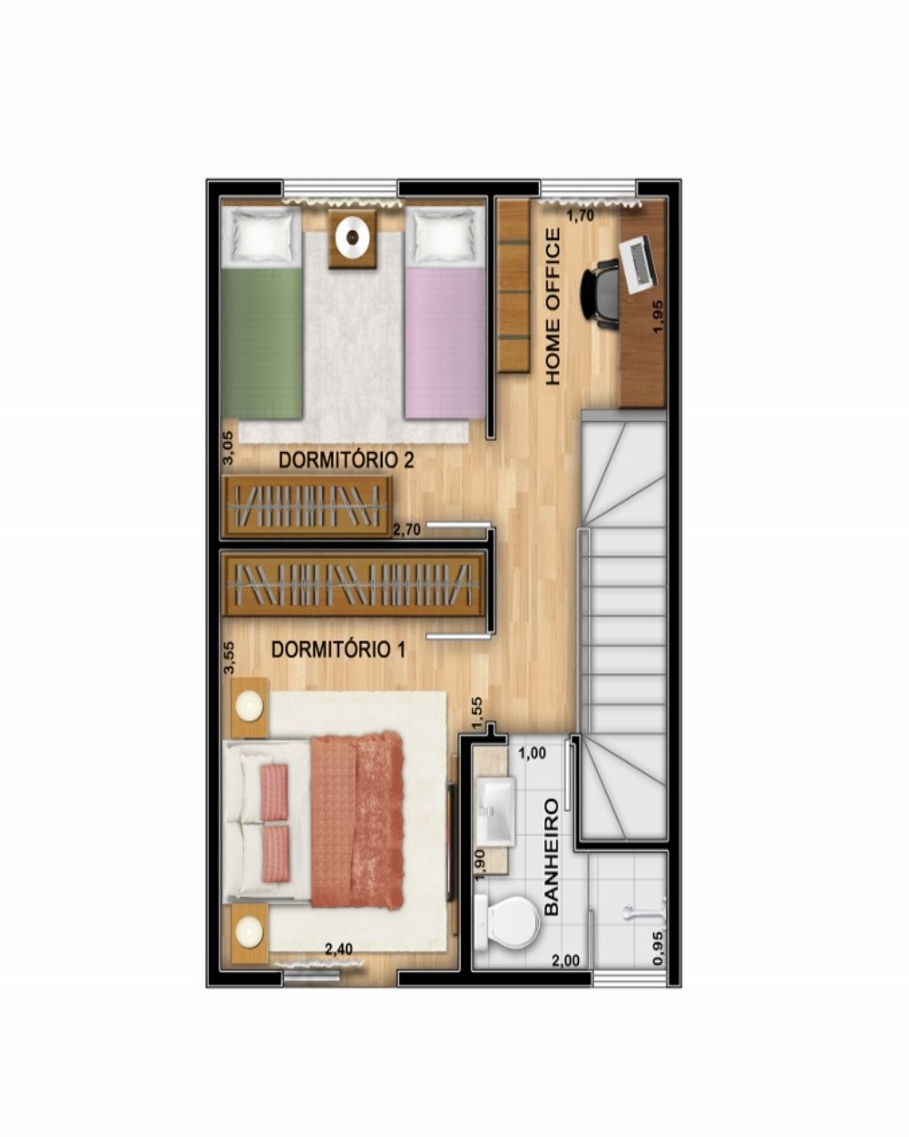 Sobrado, 2 quartos, 72 m² - Foto 27