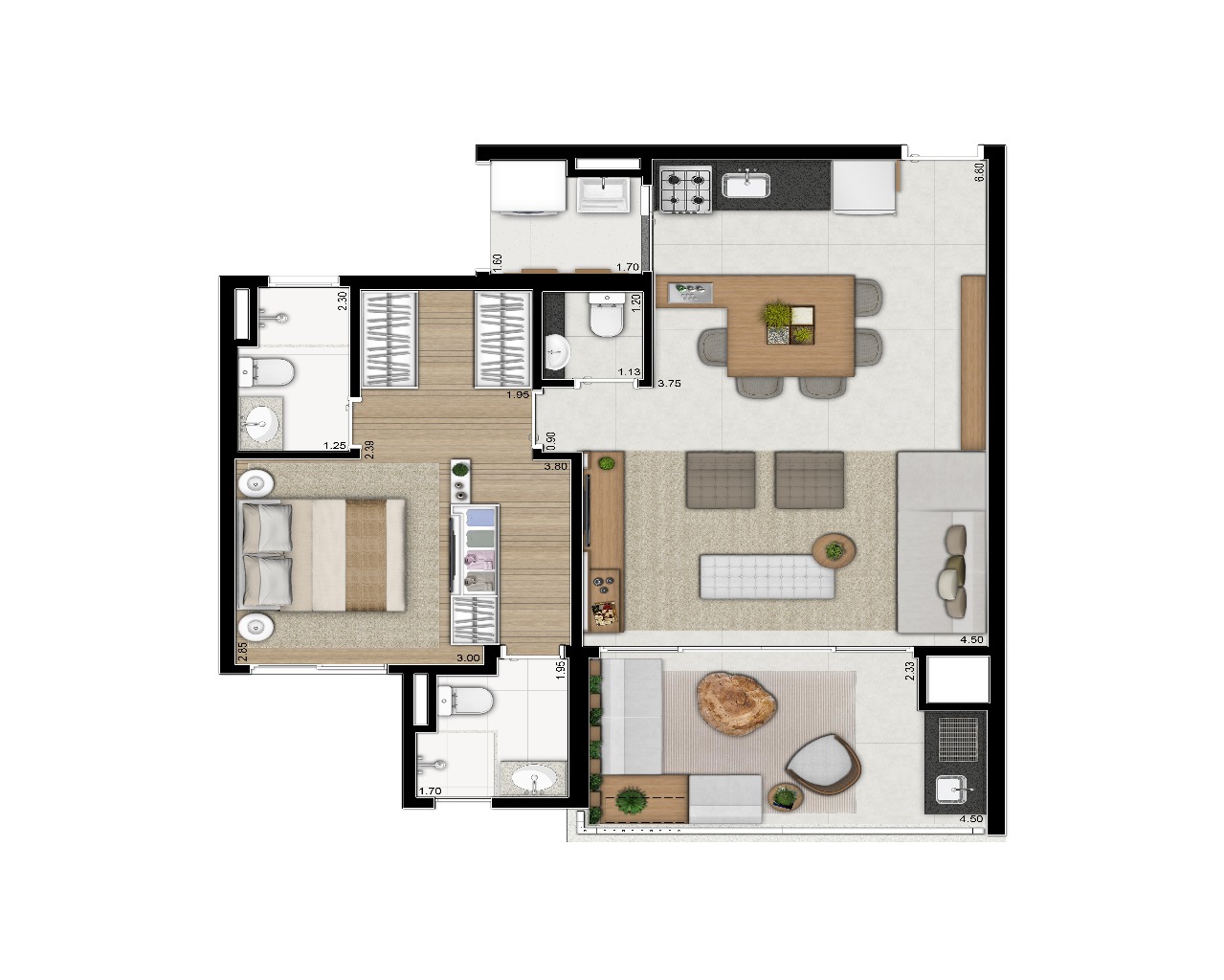 Apartamento, 2 quartos, 75 m² - Foto 18