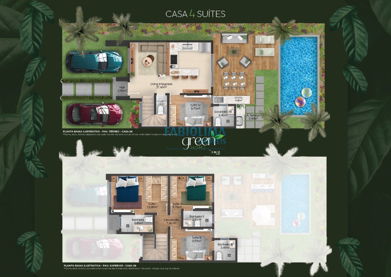 Casa de Condomínio, 4 quartos - Foto 4